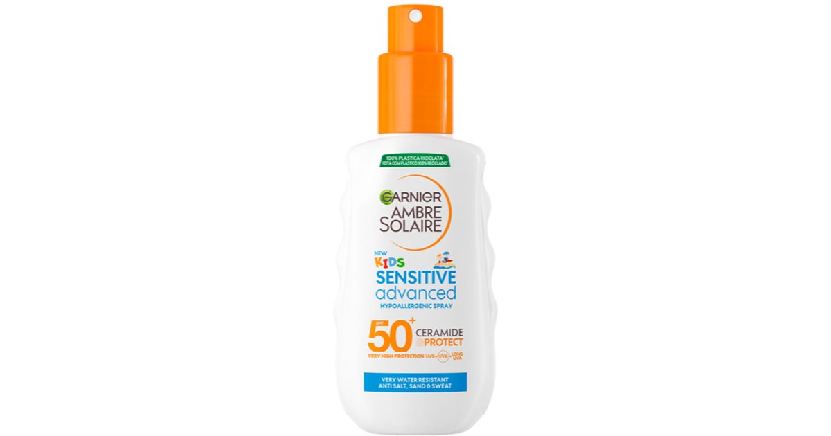 Garnier Ambre Solare Crema Protectora Infantil Con Ceramidas Spf 50+ 150 Ml