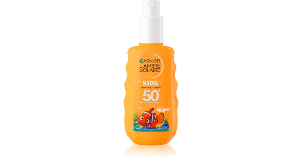 Garnier Ambre Solare Spray Protector Infantil Resistente Al Agua Spf 50+ 150 Ml