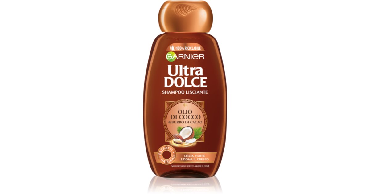 Garnier Ultra Szampon Sweet Cocoa i Coconut Oil do włosów niesfornych i kręconych 250ml