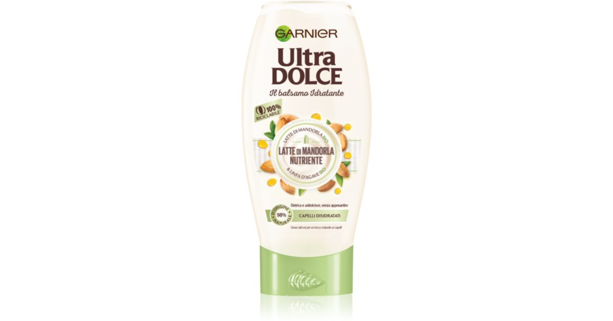 Garnier Ultra Balsam nutritiv cu lapte de migdale dulci pentru par normal 200 ml