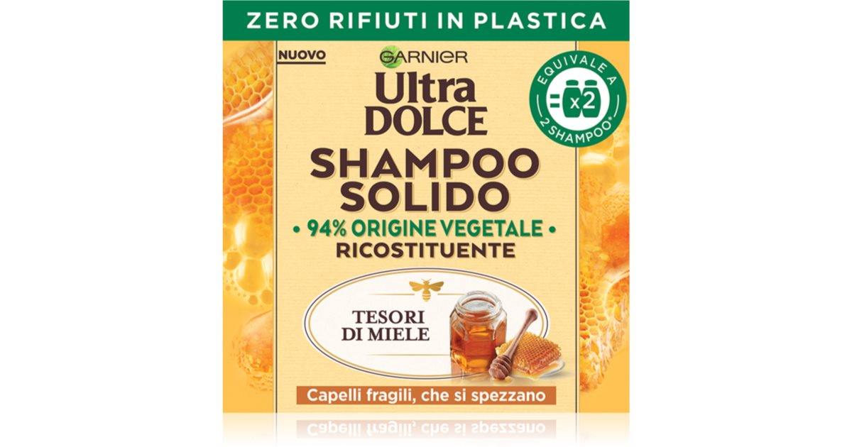 Garnier Ultra Sweet Honey Treasures Solid Shampoo for fragile and tired hair 60 g