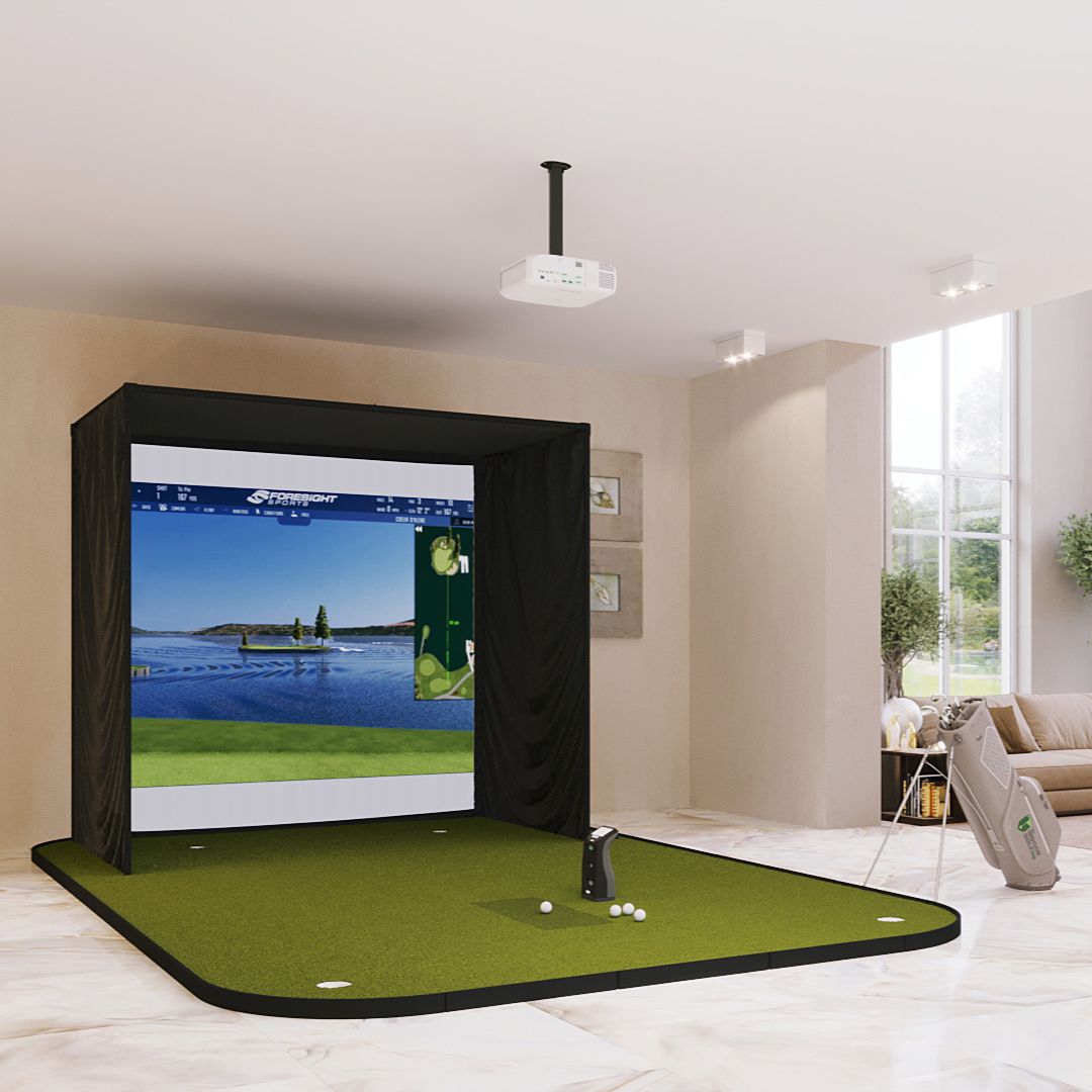 Foresight Sports GC3S - GC3 SIG8 Golf Simulator Package - SIGPRO 4' x 7' - GC3S - Subscription Based Upgrades