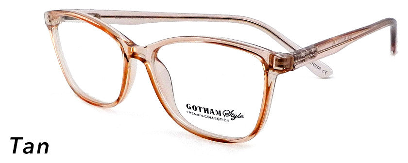 Smilen Eyewear Gotham Flex GothamStyle Flex 82 Eyeglasses, Tan
