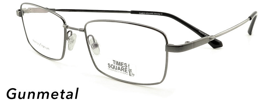 Smilen Eyewear Times Square Times Square Strong 11 Eyeglasses, Gunmetal