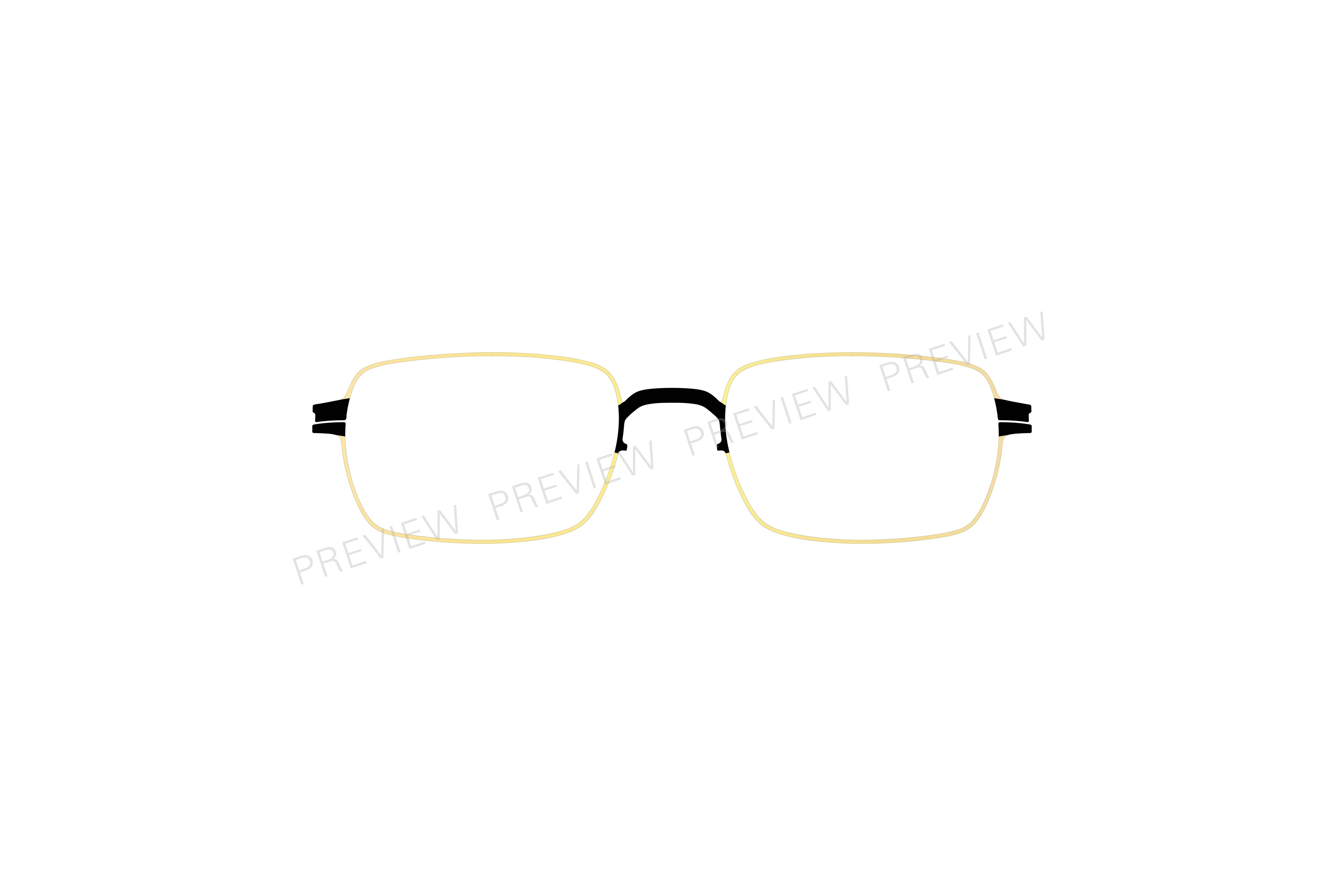 Mykita ASGER Mens Eyeglasses, Black-Glossy Gold