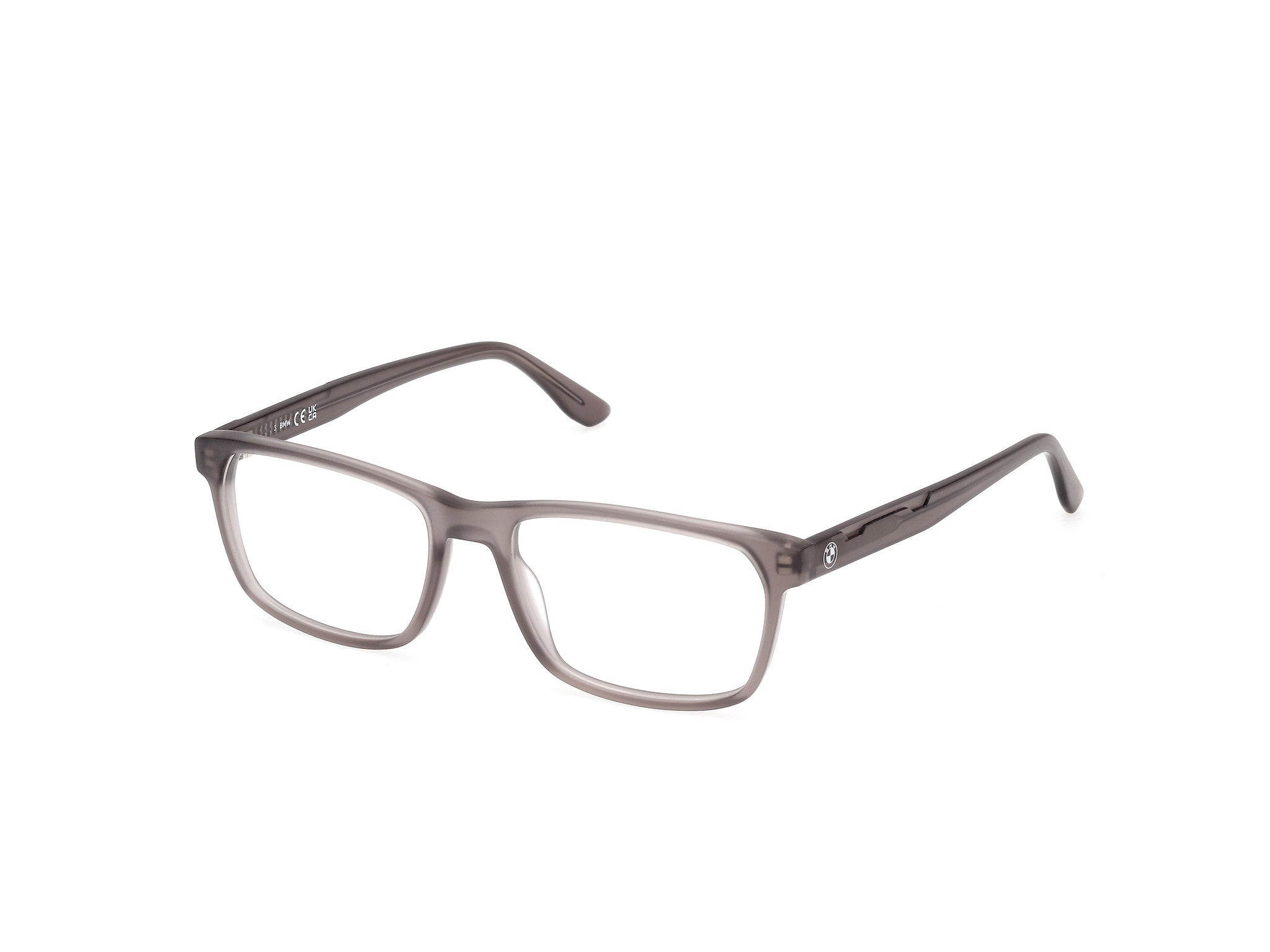 BMW Eyewear BW5083-H Mens Eyeglasses, 020 - Matte Grey - Matte Grey