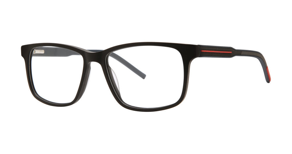 Big Mens Eyewear Club BIG LAKE Mens Eyeglasses, Black-Navy