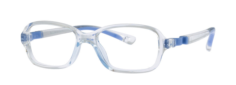 Indii Kids IN48-BUBBLE Kids Eyeglasses, C4 CRYS PERIWINKLE IN48-C4 BUBBLE CRYSTAL PERIWINKLE 44-13-117