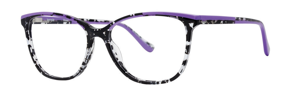 Kensie Eyewear Sheer Full Frame Ladies Eyeglasses, Violet Ink