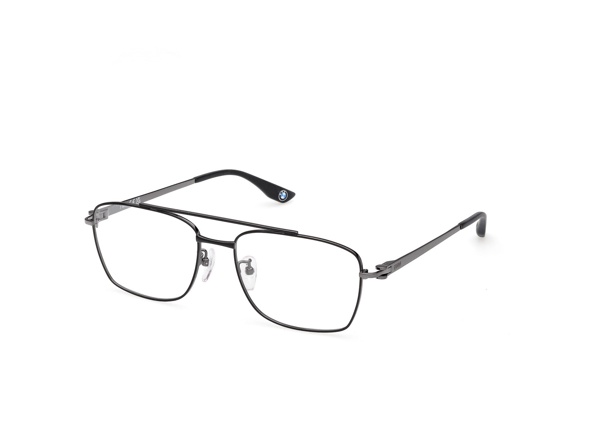 BMW Eyewear BW5102-H Mens Eyeglasses, 005 - Black-Monocolor - Black-Monocolor