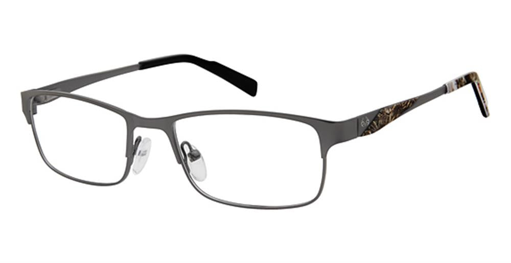 Realtree Eyewear R708 Mens Eyeglasses, Gunmetal