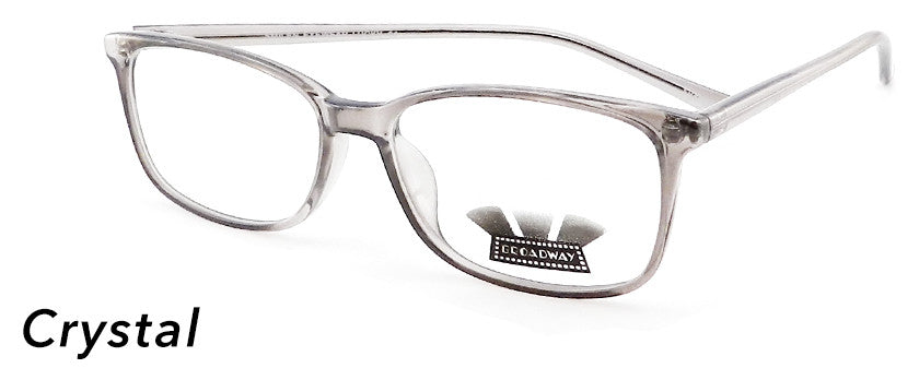 Smilen Eyewear Broadway Broadway Lucky Eyeglasses, Crystal