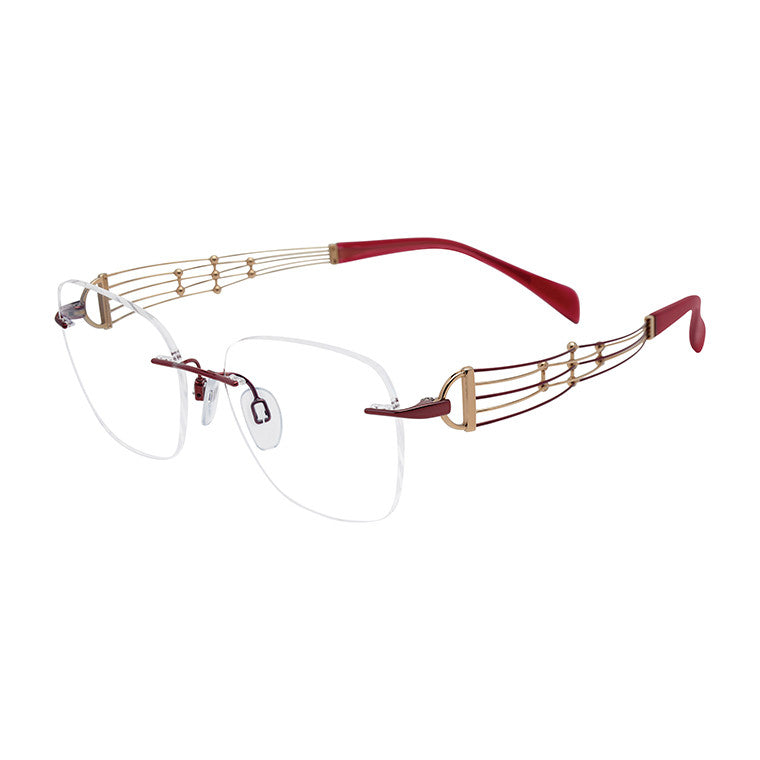 Charmant XL 2183 Ladies Eyeglasses, Wine