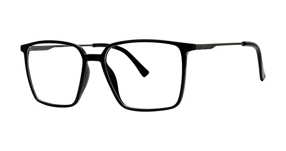 Big Mens Eyewear Club BIG RIVER Mens Eyeglasses, Black-Gunmetal