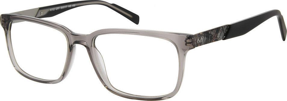 Realtree Eyewear R753 Full Frame Mens Eyeglasses, GRY