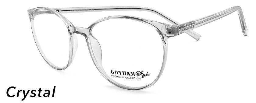 Smilen Eyewear Gotham Flex GothamStyle Flex 86 Eyeglasses, Crystal