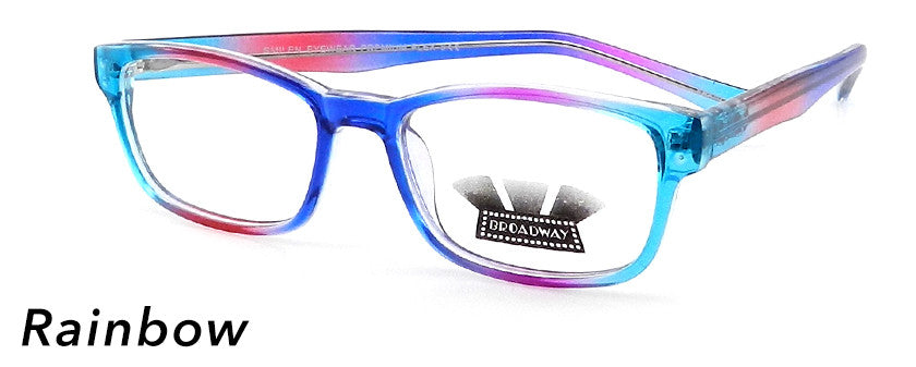 Smilen Eyewear Broadway Broadway Flex 8 Eyeglasses, Rainbow