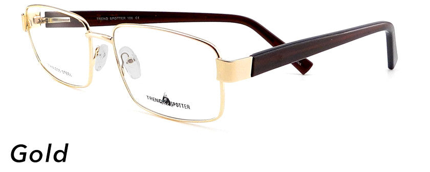 Smilen Eyewear Trend Spotter Trend Spotter 106 Eyeglasses, Gold