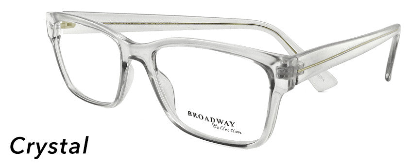 Smilen Eyewear Broadway Broadway Roberto Eyeglasses, Crystal