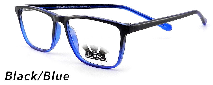 Smilen Eyewear Broadway Broadway Dream Eyeglasses, Black-Blue