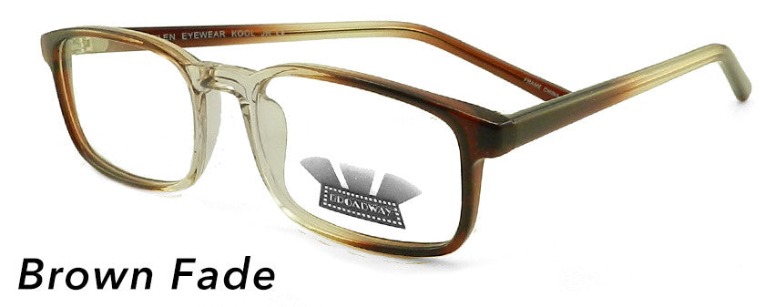 Smilen Eyewear Broadway Broadway Kool Jr. Eyeglasses, Brown Fade