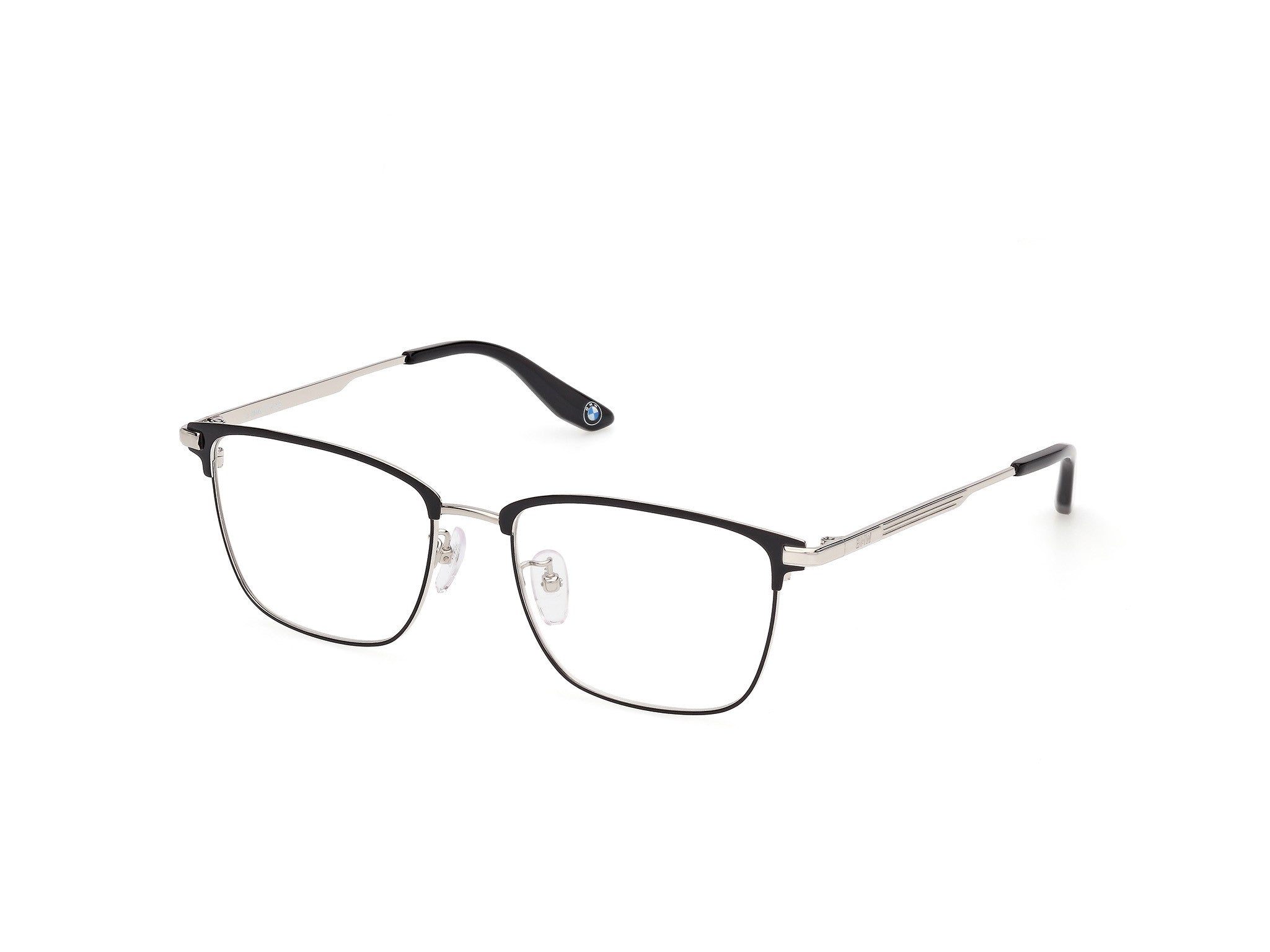BMW Eyewear BW5092-H Mens Eyeglasses, 002 - Matte Black - Matte Pale Gold