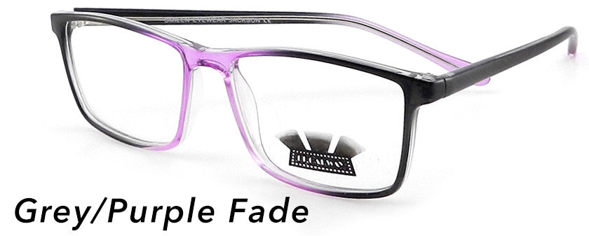 Smilen Eyewear Broadway Broadway Jackson Eyeglasses, Grey-Purple Fade