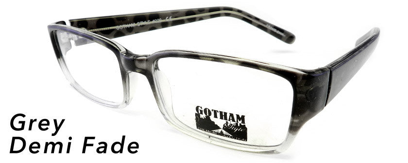 Smilen Eyewear Gotham Premium GothamStyle 220 Eyeglasses, Grey Demi Fade