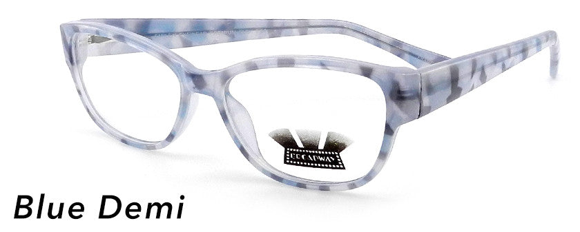 Smilen Eyewear Broadway Broadway Flex 6 Eyeglasses, Blue Demi