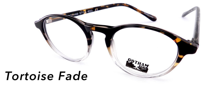 Smilen Eyewear Gotham Premium GothamStyle 223 Eyeglasses, Tortoise Fade