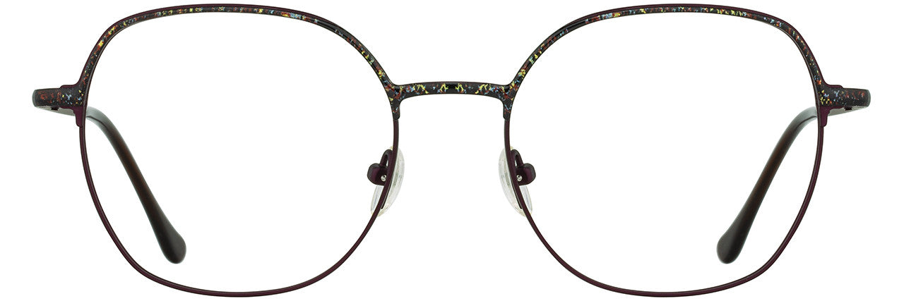 Cinzia Designs Cinzia Ophthalmic 5136 Ladies Eyeglasses, 1 - Wine - Multi