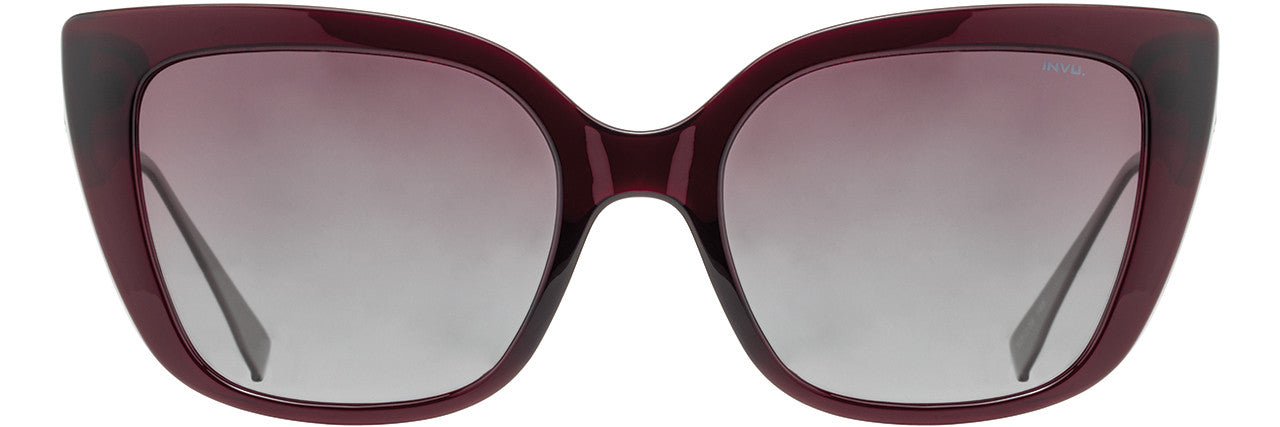INVU Sunwear 279 Ladies Sunglasses, 3 - Wine - Graphite