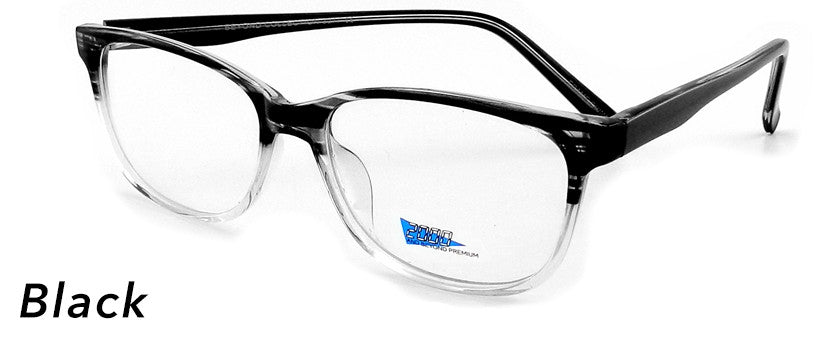 Smilen Eyewear 2000 & Beyond 2000 &amp; Beyond 3077 Eyeglasses, Black