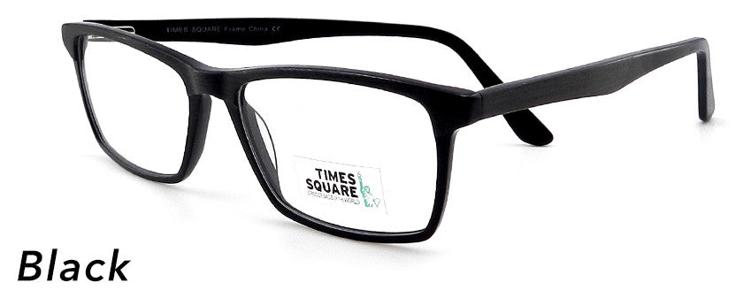 Smilen Eyewear Times Square Times Square Buzz Eyeglasses, Black