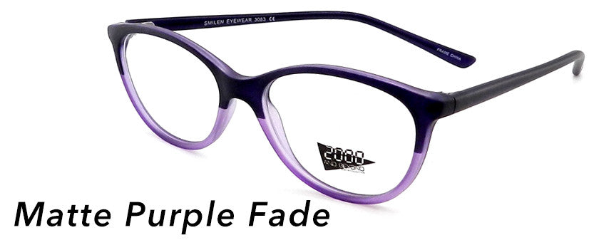 Smilen Eyewear 2000 & Beyond 2000 &amp; Beyond Matte 3083* Eyeglasses, Matte Purple Fade