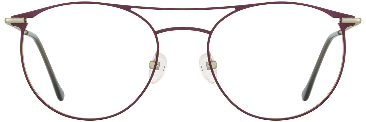 Cinzia Designs Cinzia Ophthalmic 5121 Ladies Eyeglasses, 3 - Wine - Graphite