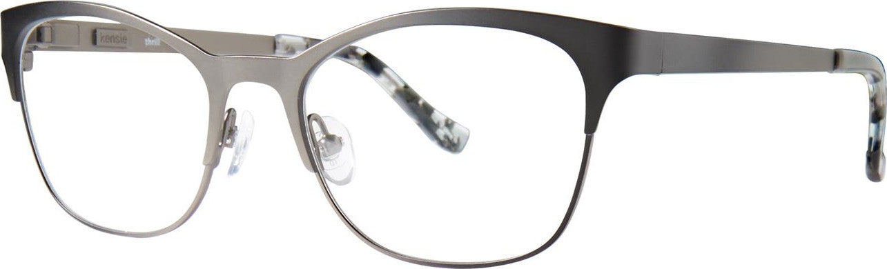 Kensie Eyewear Thrill Ladies Eyeglasses, Grey Black