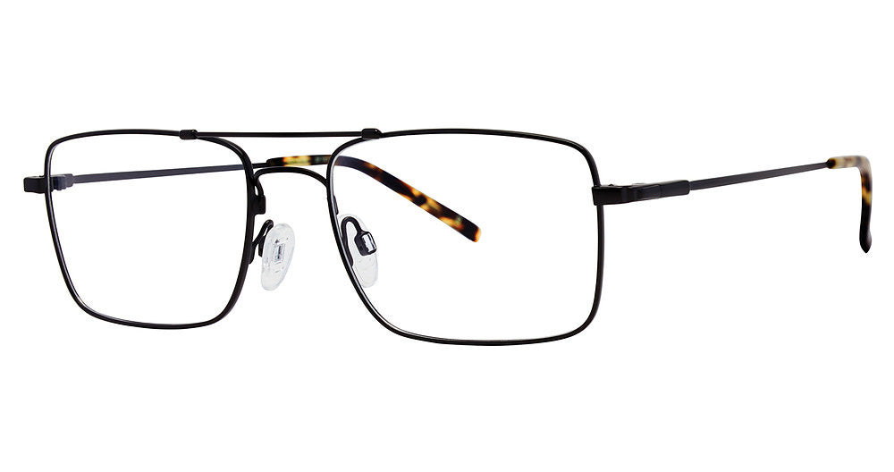 Stetson Eyewear Stetson Zylo-Flex 731 Full Frame Mens Eyeglasses, 021 Black