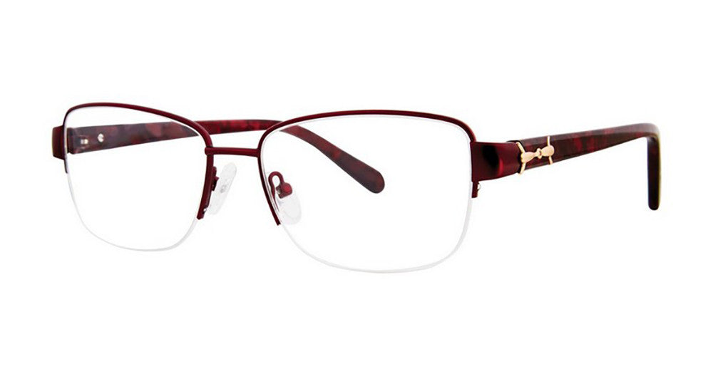 Genevieve GABRIELLA Ladies Eyeglasses, Matte Burgundy-Wine