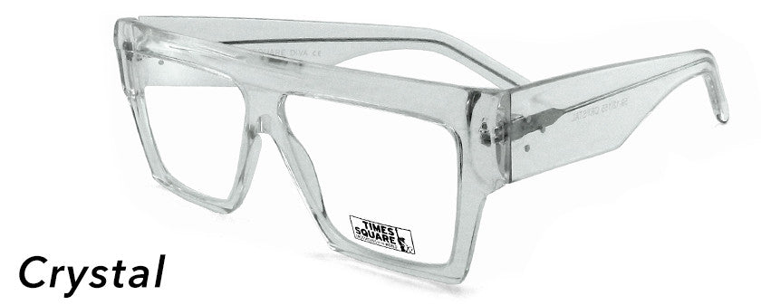 Smilen Eyewear Times Square Times Square Diva Eyeglasses, Crystal