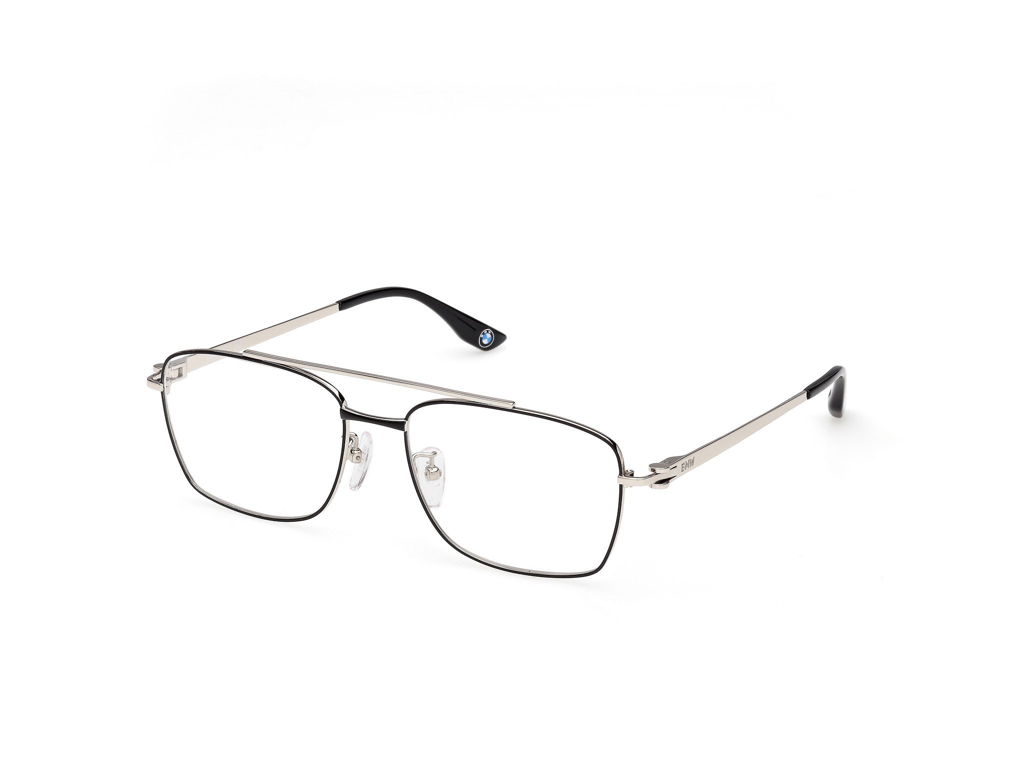 BMW Eyewear BW5102-H Mens Eyeglasses, 001 - Shiny Black - Shiny Black