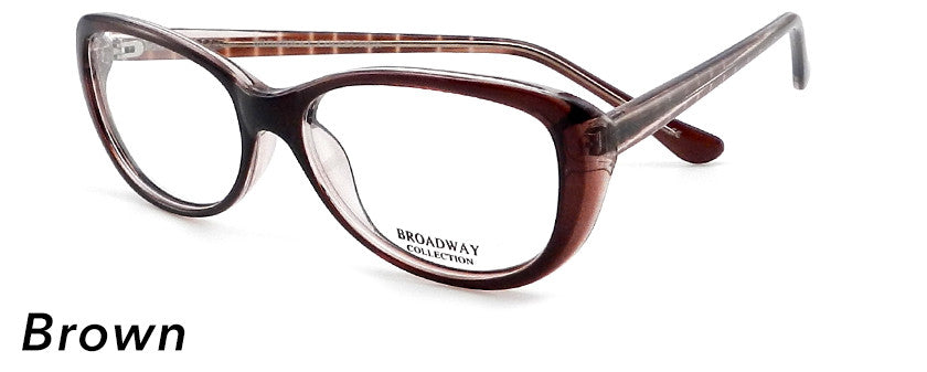 Smilen Eyewear Broadway Broadway Amy Eyeglasses, Brown