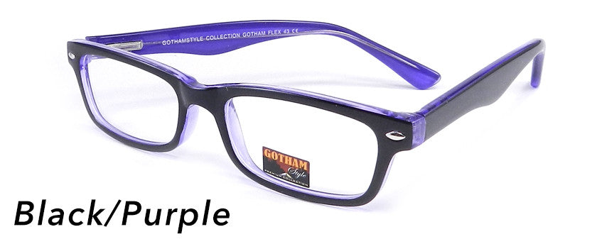 Smilen Eyewear Gotham Flex GothamStyle Flex 43 Eyeglasses, Purple