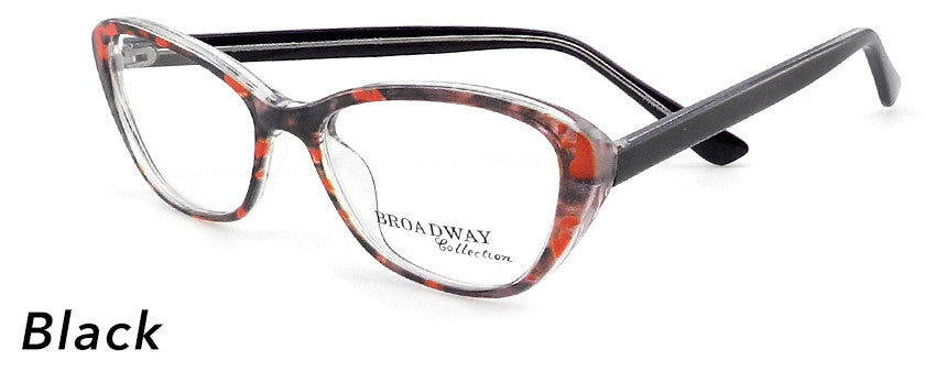 Smilen Eyewear Broadway Broadway Maria Eyeglasses, Black