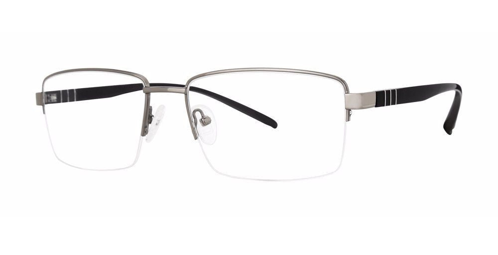 Big Mens Eyewear Club BIG REWARD Mens Eyeglasses, Gunmetal-Black