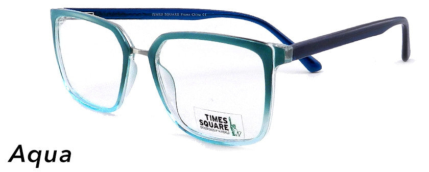 Smilen Eyewear Times Square Times Square Sophia Eyeglasses, Aqua