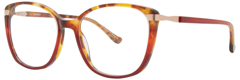 Kensie Eyewear Devotion Full Frame Ladies Eyeglasses, Red