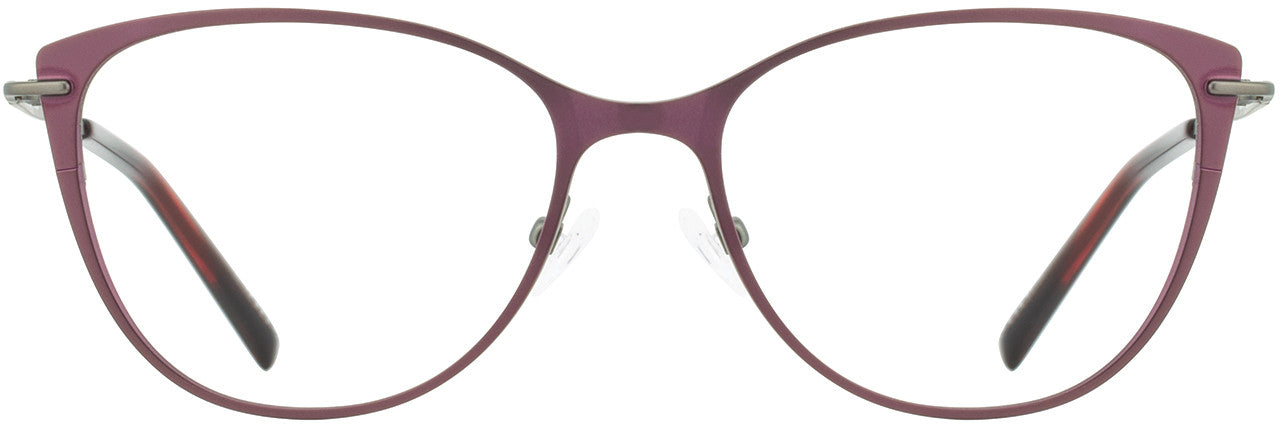 Adin Thomas 532 Ladies Eyeglasses, 2 - Wine - Graphite