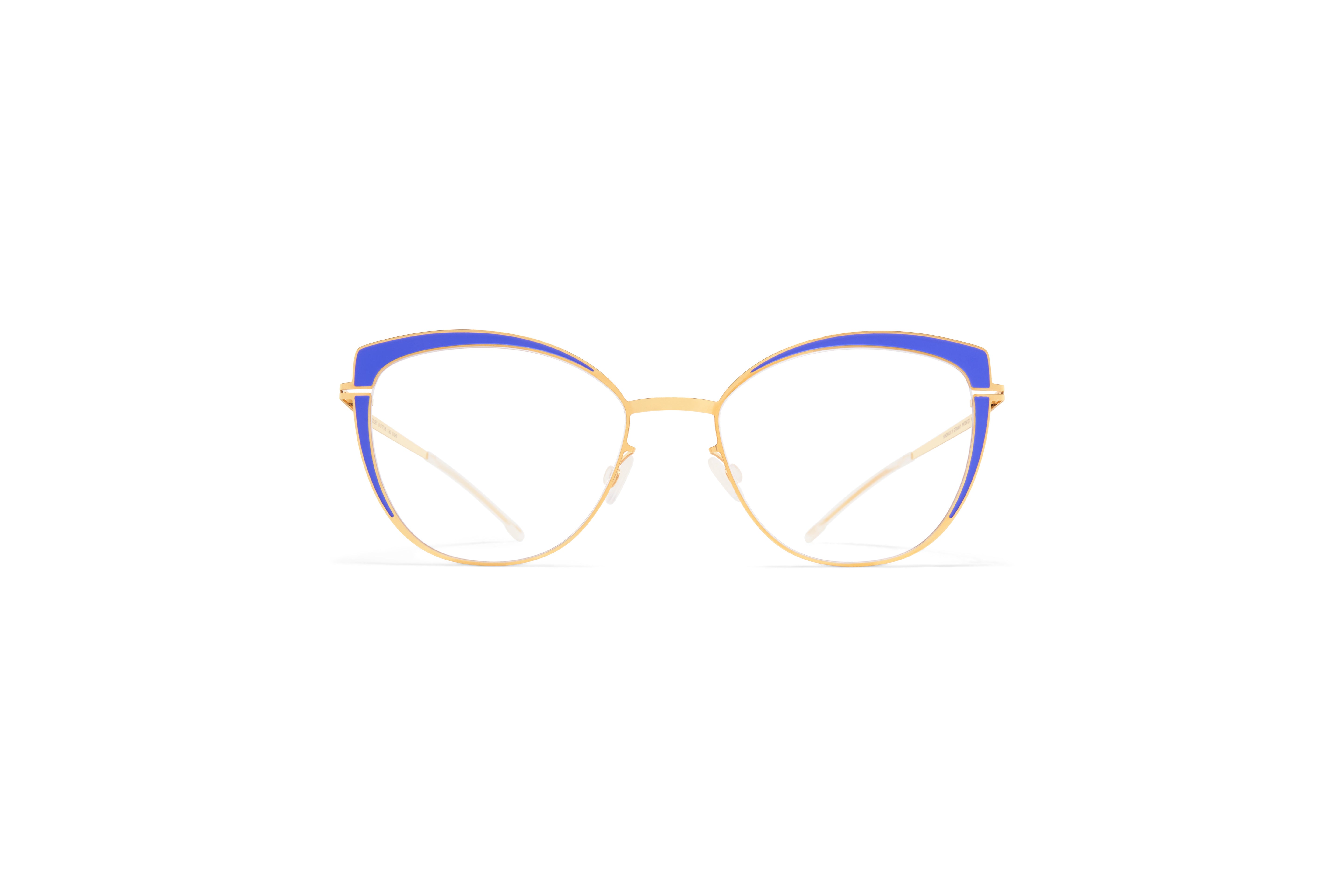Mykita KELSEY Ladies Eyeglasses, Glossy Gold-Mellow Purple