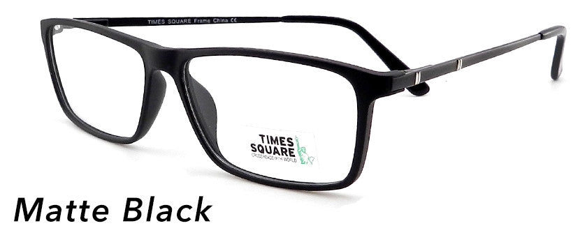 Smilen Eyewear Times Square Times Square Metro Eyeglasses, Matte Black